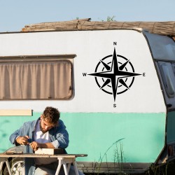 Compass - sticker