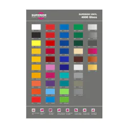 Farvekort SUPERIOR 4000 / 4100 Farvekort SUPERIOR 4000 / 4100