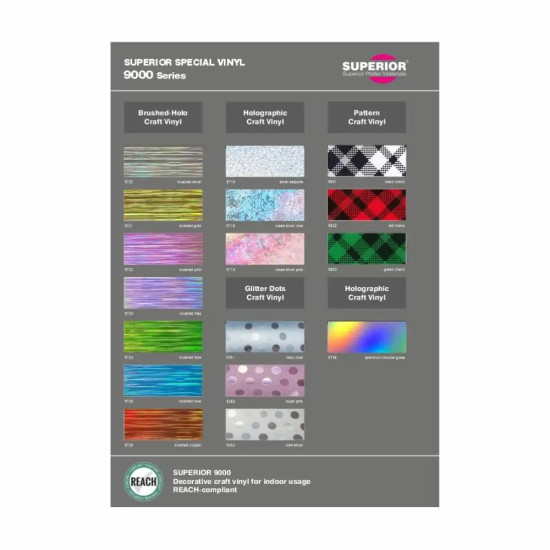 Colour Chart SUPERIOR 9000