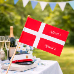 Personligt flag med ikon & navn Personligt flag med ikon & navn