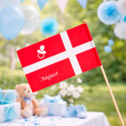 Personligt flag med ikon & navn Personligt flag med ikon & navn