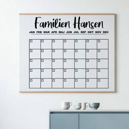 strygestof af høj kvalitet, Kalender (sticker) Kalender (sticker)
