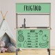 Komplet sæt (frugtbod) stickers til IKEA DUKTIG legekøkken
