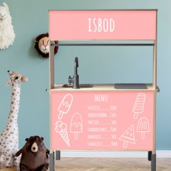 Komplet sæt (isbod) stickers til IKEA DUKTIG legekøkken Komplet sæt (isbod) stickers til IKEA DUKTIG legekøkken