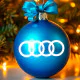 Audi juleklistermærker til julekugle