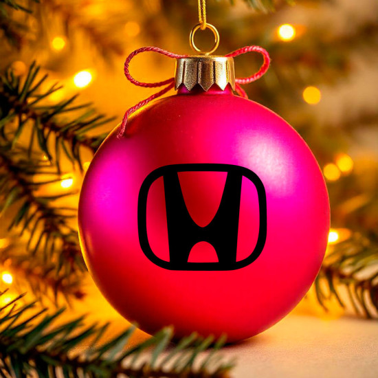 strygestof af høj kvalitet, Honda juleklistermærker til julekugle Honda juleklistermærker til julekugle