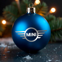 Mini Cooper juleklistermærker til julekugle