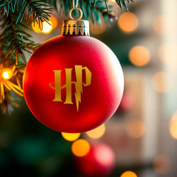 Harry potter logo klistermærke til julekugle