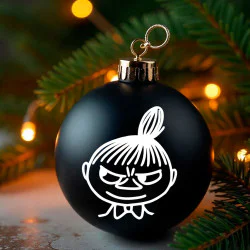 Mummi # 5 klistermærke til julekugle