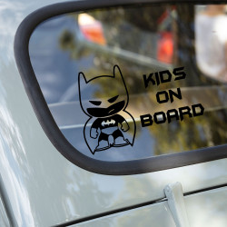 Kids on board Batman - klistermærke #1