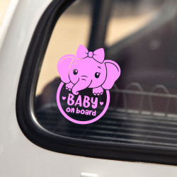Baby on board - klistermærke #11