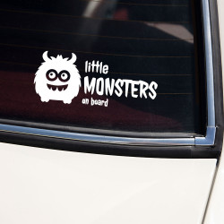 Little Monsters on Board Sticker - klistermærke #2