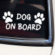 Hund i bilen klistermærke #2