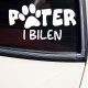 Hund i bilen klistermærke #3
