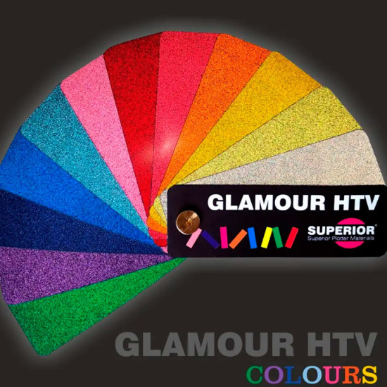 High quality heat transfer vinyl, SUPERIOR Glamour - by the metre SUPERIOR Glamour HTV - By the Metre