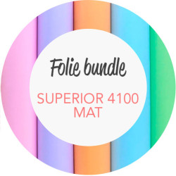 Vælg 10 farver - SUPERIOR 4100 Matt vinyl - bredde 30,5 cm