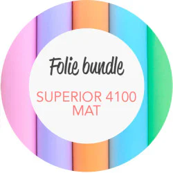 Vælg 10 farver - SUPERIOR 4100 Matt vinyl - bredde 30,5 cm