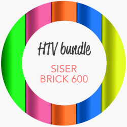 Siser Brick 600 - Metermål - 10 valgfrie ruller Siser Brick 600 - Metermål - 10 valgfrie ruller