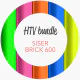 Siser Brick 600 - Metermål - 10 valgfrie ruller
