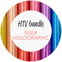 Siser Holographic Flex Film - 10 valgfrie ruller Siser Holographic Flex Film - 10 valgfrie ruller