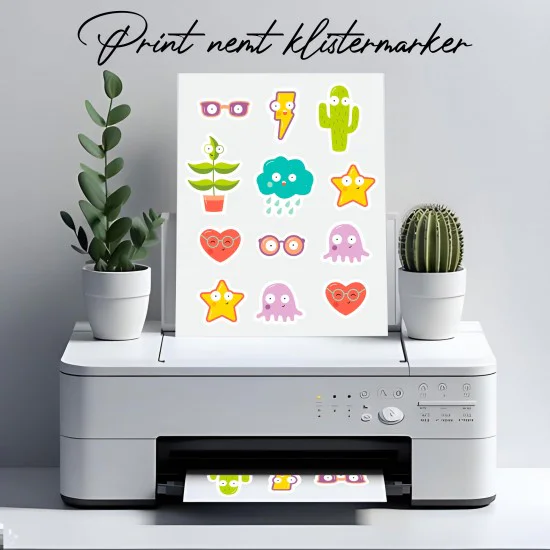 strygestof af høj kvalitet, SUPERIOR® print selv INKJET klistermærker A4 ark SUPERIOR® print selv INKJET klistermærker A4 ark