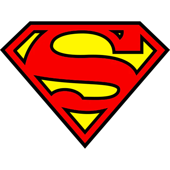 strygestof af høj kvalitet, Superman logo Superman logo