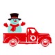 Christmas Truck 10 Gratis SVG-filer