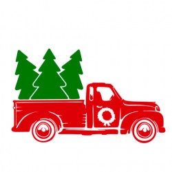 Christmas Truck 2 Gratis SVG-filer Christmas Truck 2 Gratis SVG-filer