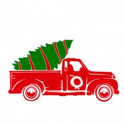 Christmas Truck 9 Gratis SVG-filer Christmas Truck 9 Gratis SVG-filer