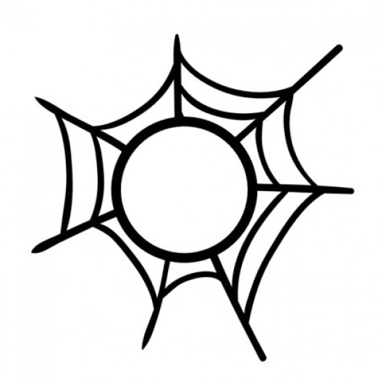 strygestof af høj kvalitet, Spider Nest Illustration af et edderkoppespind