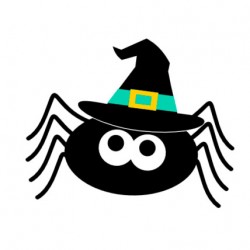 Spider Witch –Gratis SVG-filer Spider Witch –Gratis SVG-filer