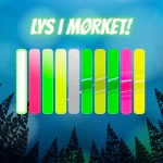 LYS I MØRKET strygestof pakke (10 forskellige ark)
