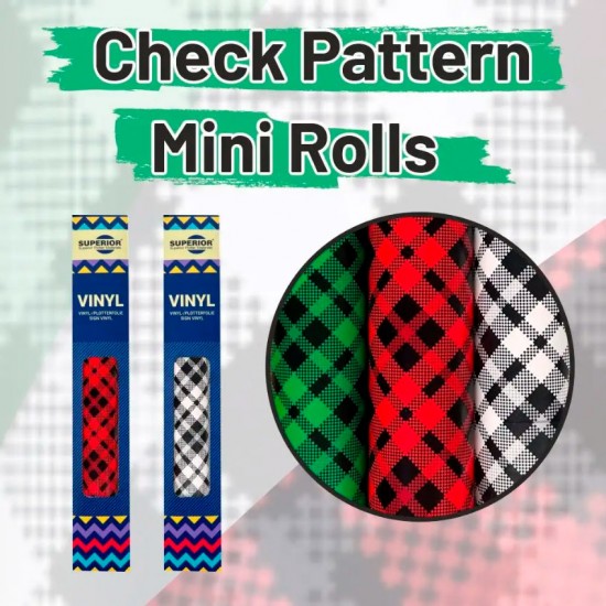 strygestof af høj kvalitet, SUPERIOR 9800 Check Pattern bredde minirulle SUPERIOR 9800 Check Pattern bredde minirulle