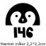 Penguin head (max. 80 pcs per sheet) 