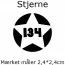Stjerne (max 63 stk pr ark) 