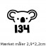 Koala (max. 60 pcs per sheet) 