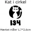 Kat i cirkel (max 80 stk pr ark) 