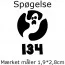 Spøgelse (72 stk pr ark) 