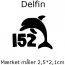 Delfin (max 70 stk pr ark) 