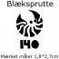 Blæksprutte (max 72 stk pr ark) 