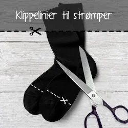 Klippelinie til strømper Klippelinie til strømper