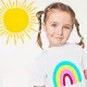 DIY regnbue strygemærke til din sommerbluse