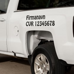 Sticker with Company Registration Number and Company Name Sticker with Company Registration Number and Company Name