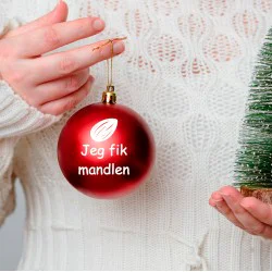 I Got The Almond - Christmas Bauble Sticker I Got The Almond - Christmas Bauble Sticker