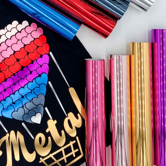 high-quality heat transfer vinyl, Siser Metal Flex Foil - 1 sheet of 25*20cm Siser Metal Flex Foil - 1 sheet of 25*20cm