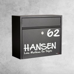 Postkasse sticker - tekst