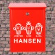 Postkasse stickers - familie 1 kaktus 