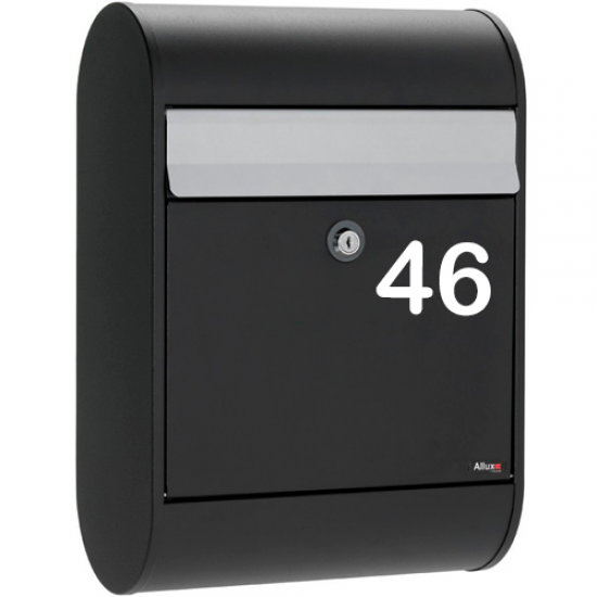 strygestof af høj kvalitet, Tal / husnummer til postkasse - sticker Tal / husnummer til postkasse - sticker