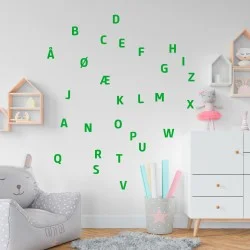 Alfabet klistermærke / wallsticker Alfabet klistermærke / wallsticker