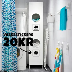 Vaske stickers - klistermærker 10*10cm Vaske stickers - klistermærker 10*10cm